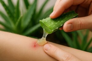 蚊以外の虫（アブ・ブユ・蜂など）に刺されたときのアロエ対処法