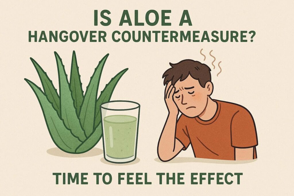 アロエは二日酔い対策になる？効果を感じるまでの時間