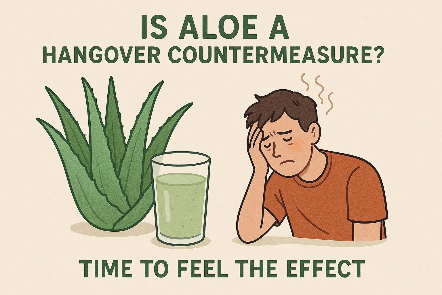 アロエは二日酔い対策になる？効果を感じるまでの時間