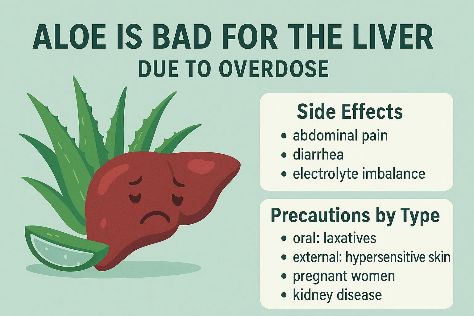 アロエ 肝臓に悪い